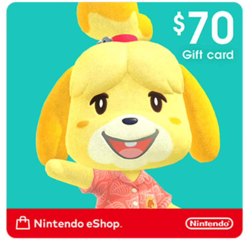 $70 Nintendo Gift Card EEUU  Gift Card