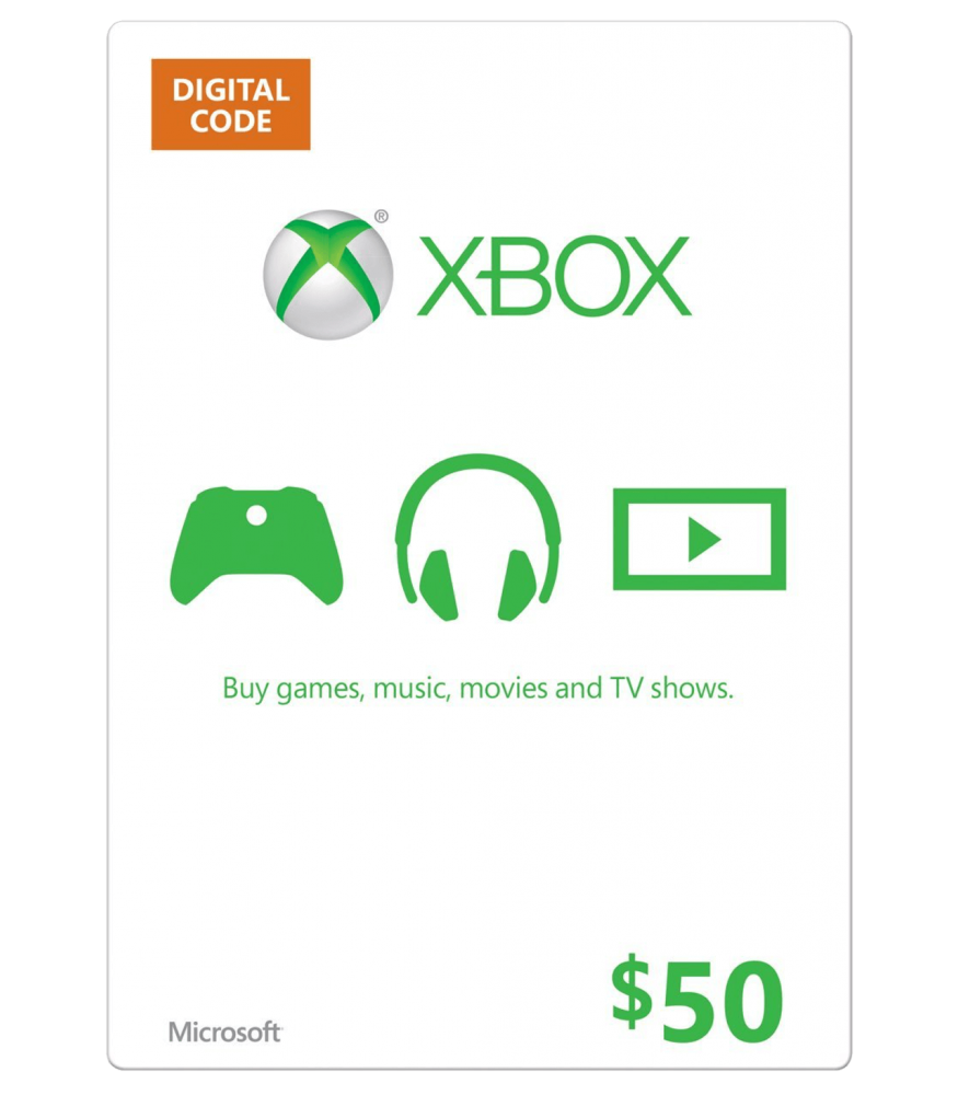 $50 XBOX Gift Card Gift Card