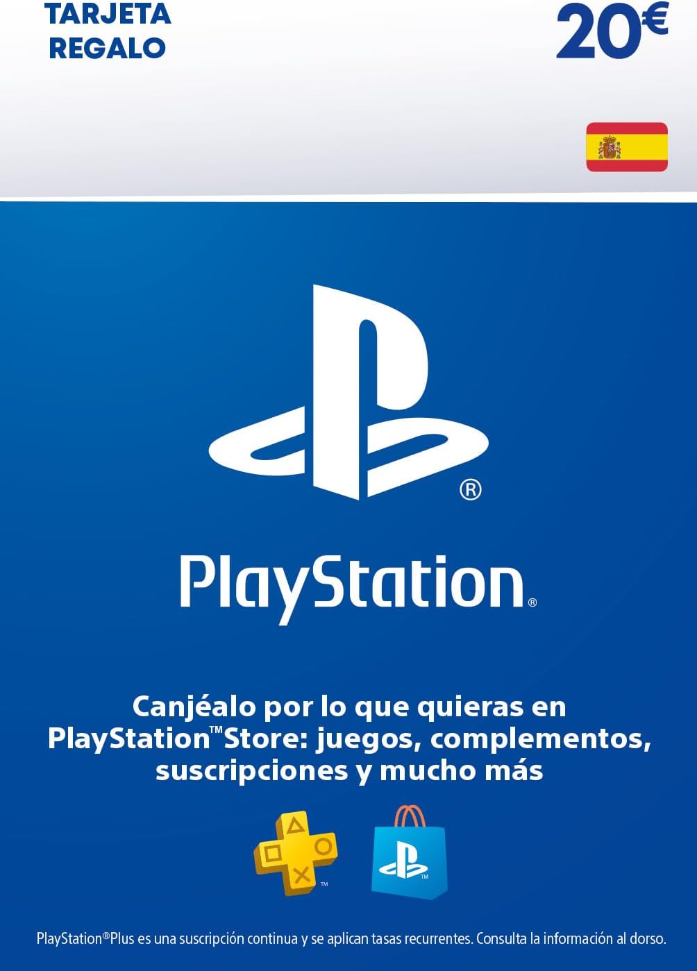 €20 Playstation Gift Card España Gift Card