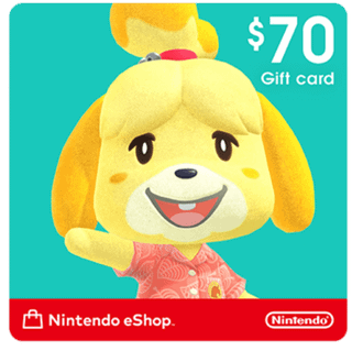 $70 Nintendo Gift Card EEUU  Gift Card