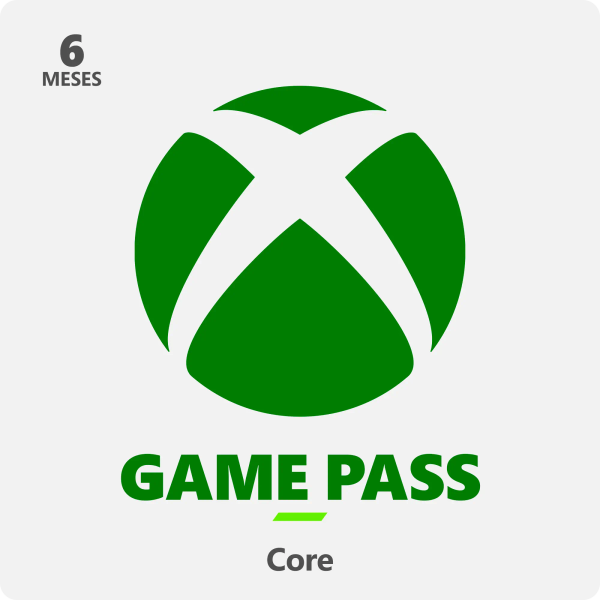 6 Meses Gamepass Core XBOX CHILE - Gift Card Digital en TodoCodigos.cl