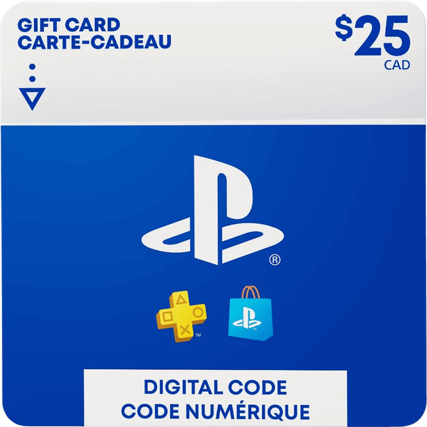 $25 Playstation Gift Card Canada - Gift Card Digital en TodoCodigos.cl