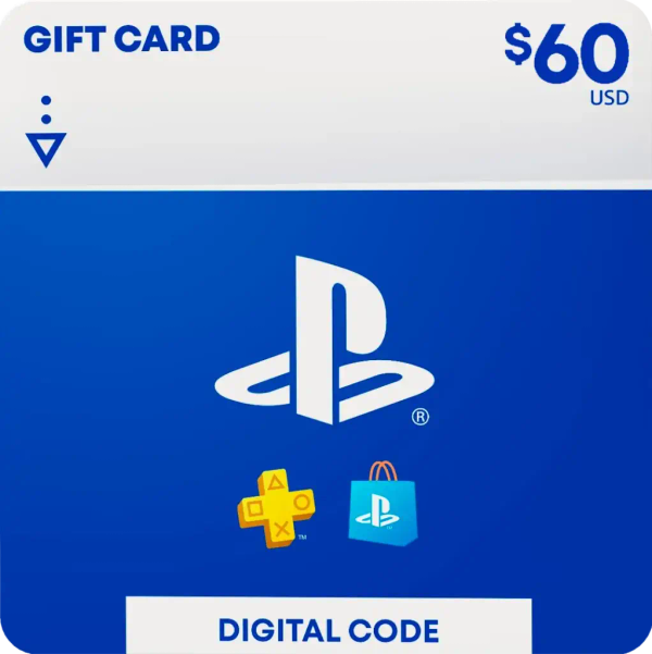 $60 Playstation Gift Card EEUU - Gift Card Digital en TodoCodigos.cl