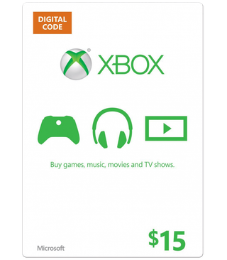 $15 XBOX Gift Card Gift Card