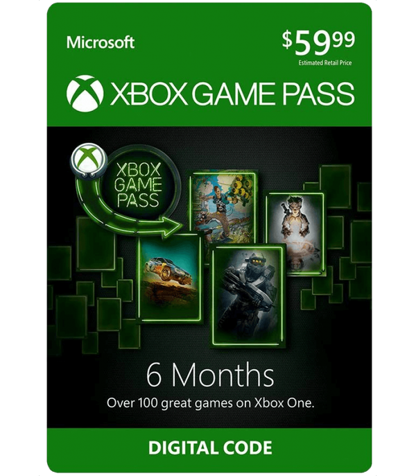 6 Meses Gamepass - Gift Card Digital en TodoCodigos.cl