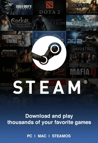 $20 Steam Gift Card Gift Card
