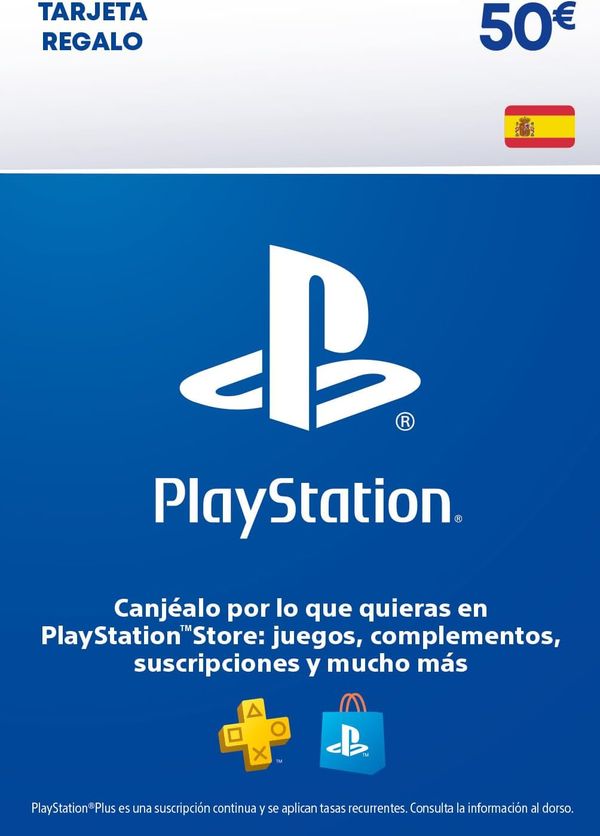 €50 Playstation Gift Card España - Gift Card Digital en TodoCodigos.cl