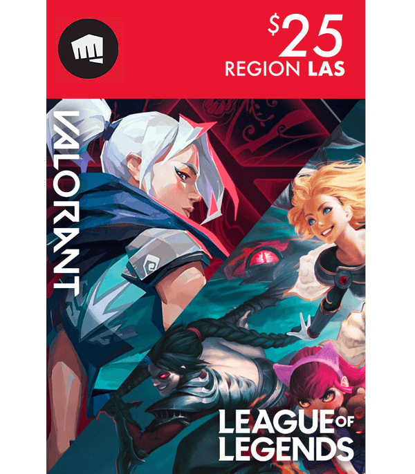 $25 RIOT LAS - Gift Card Digital en TodoCodigos.cl