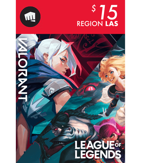 $15 RIOT LAS - Gift Card Digital en TodoCodigos.cl