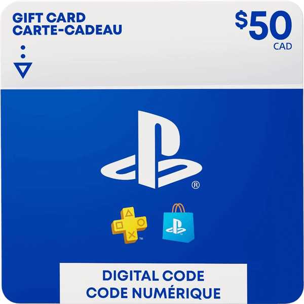 $50 Playstation Gift Card Canada - Gift Card Digital en TodoCodigos.cl