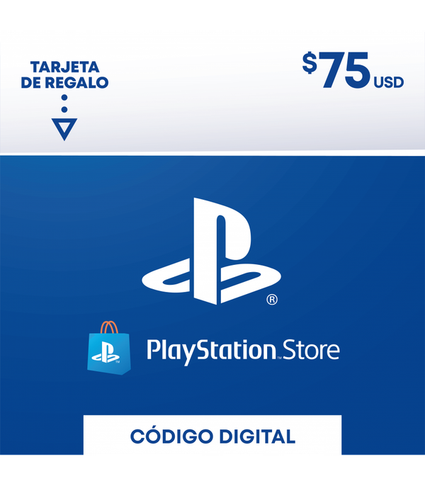 $75 Playstation Gift Card Chile - Gift Card Digital en TodoCodigos.cl